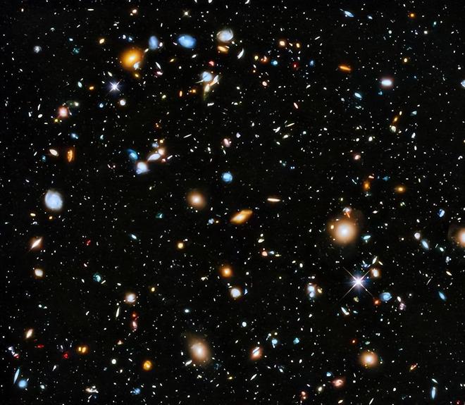 哈勃望远镜深空场震撼揭示：一张照片捕捉十万星系974 / 作者:单丁鹤纷 / 帖子ID:130932
